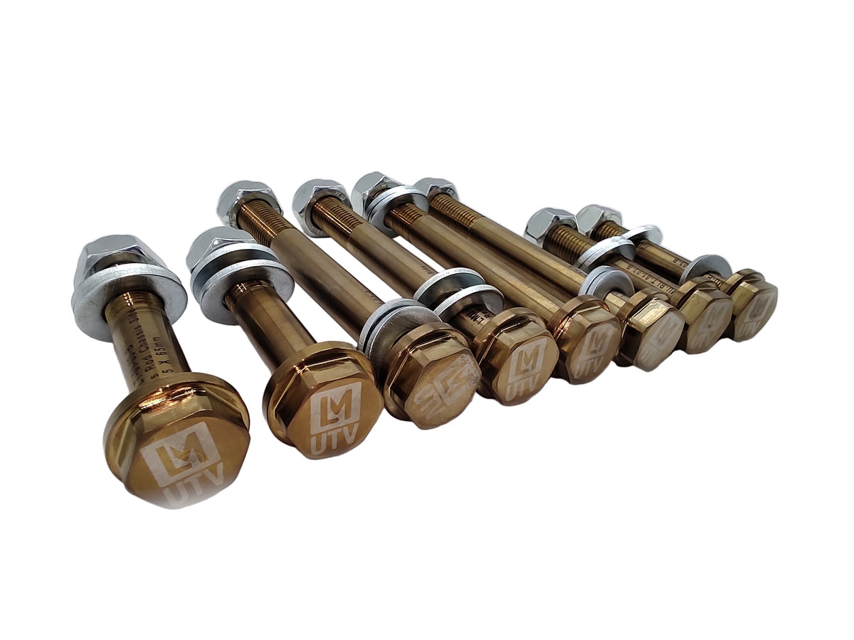 Polaris RZR TurboS High Strength Rear Radius Rod Bolt Kit