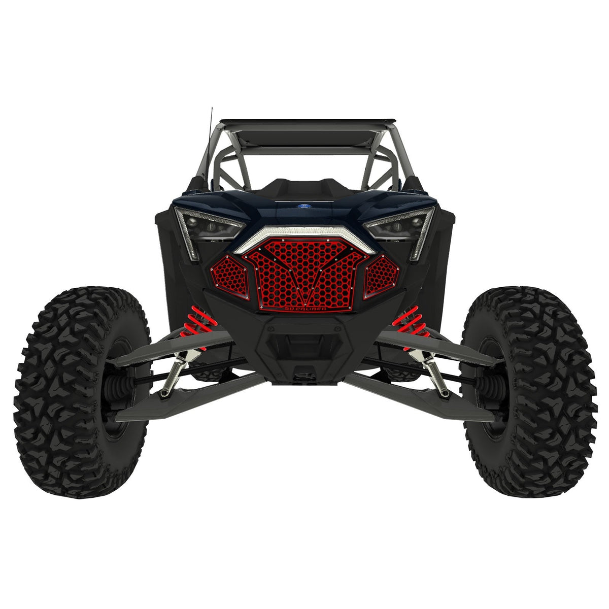 3 Piece Laser Cut Steel Grille RZR PRO R & Turbo R