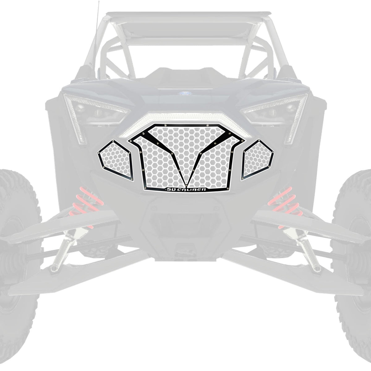 3 Piece Laser Cut Steel Grille RZR PRO R & Turbo R