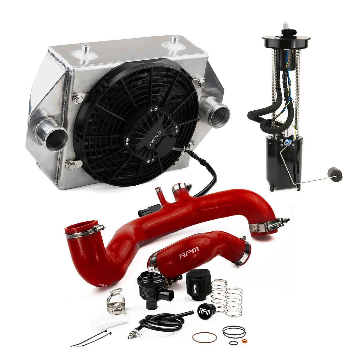 RPM 2017-2019 Can-Am X3 120HP to 170+HP Upgrade kit X3 Big Core Intercooler, Fuel Pump & Silicone