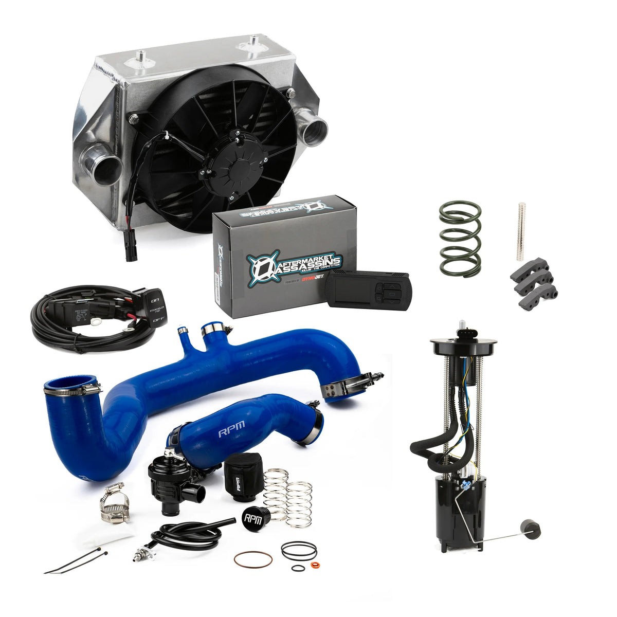 RPM 17-19 X3 120HP to 205HP COMPLETE Upgrade Kit X3 Big Core Intercooler Kit + TUNER