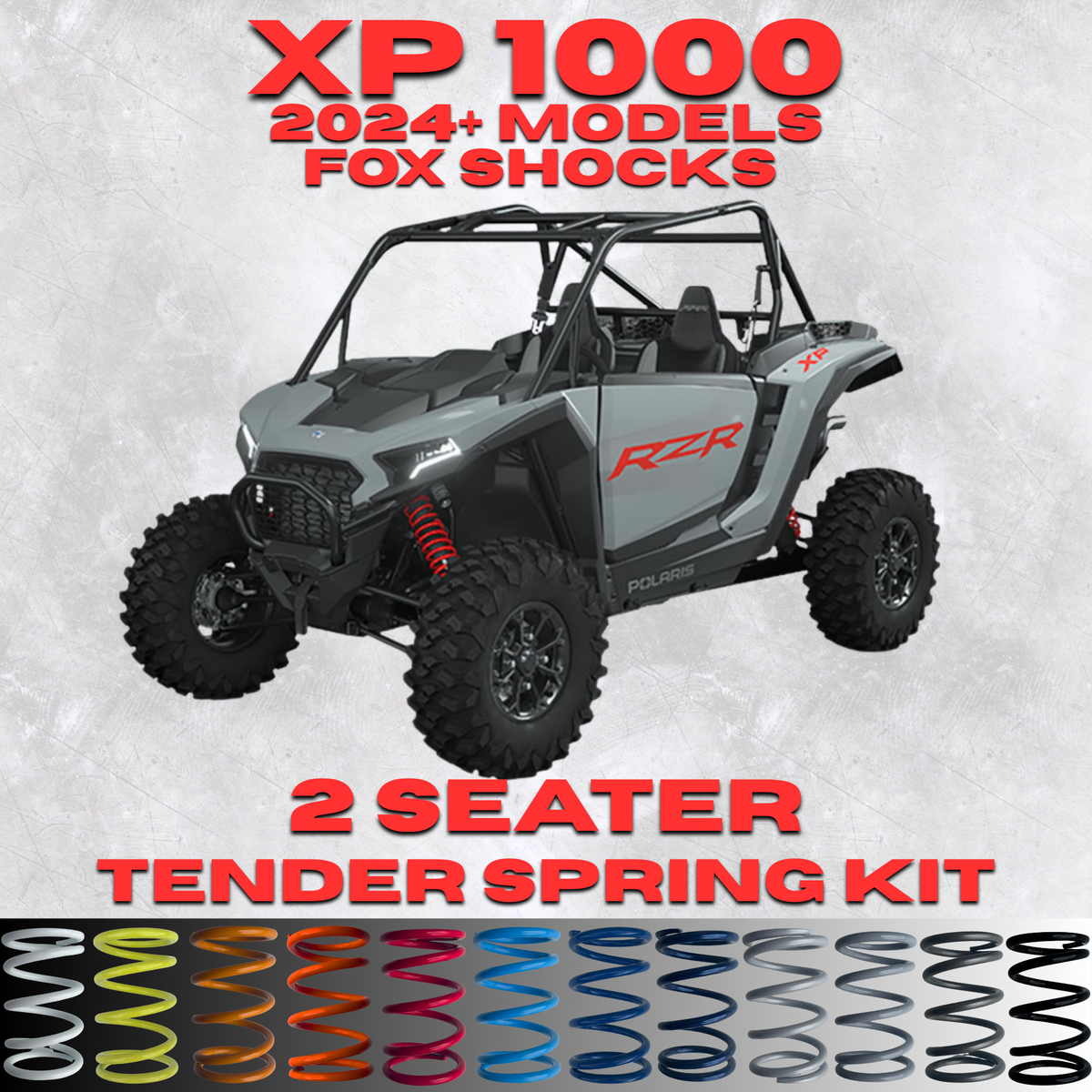 Polaris RZR XP 1000 2 Seater Tender Spring Kit (Fox Shocks) (2024+)