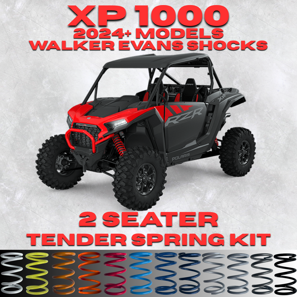 Polaris RZR XP 1000 2 Seater Tender Spring Kit (Walker Evans Shocks) (2024+)