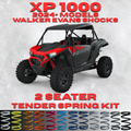 Polaris RZR XP 1000 2 Seater Tender Spring Kit (Walker Evans Shocks) (2024+)