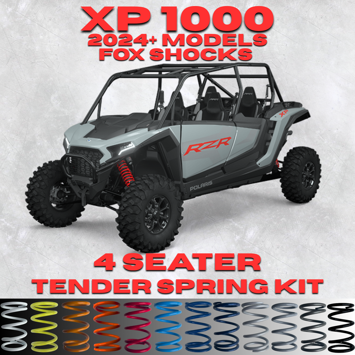 Polaris RZR XP 1000 4 Seater Tender Spring Kit (Fox Shocks) (2024+)