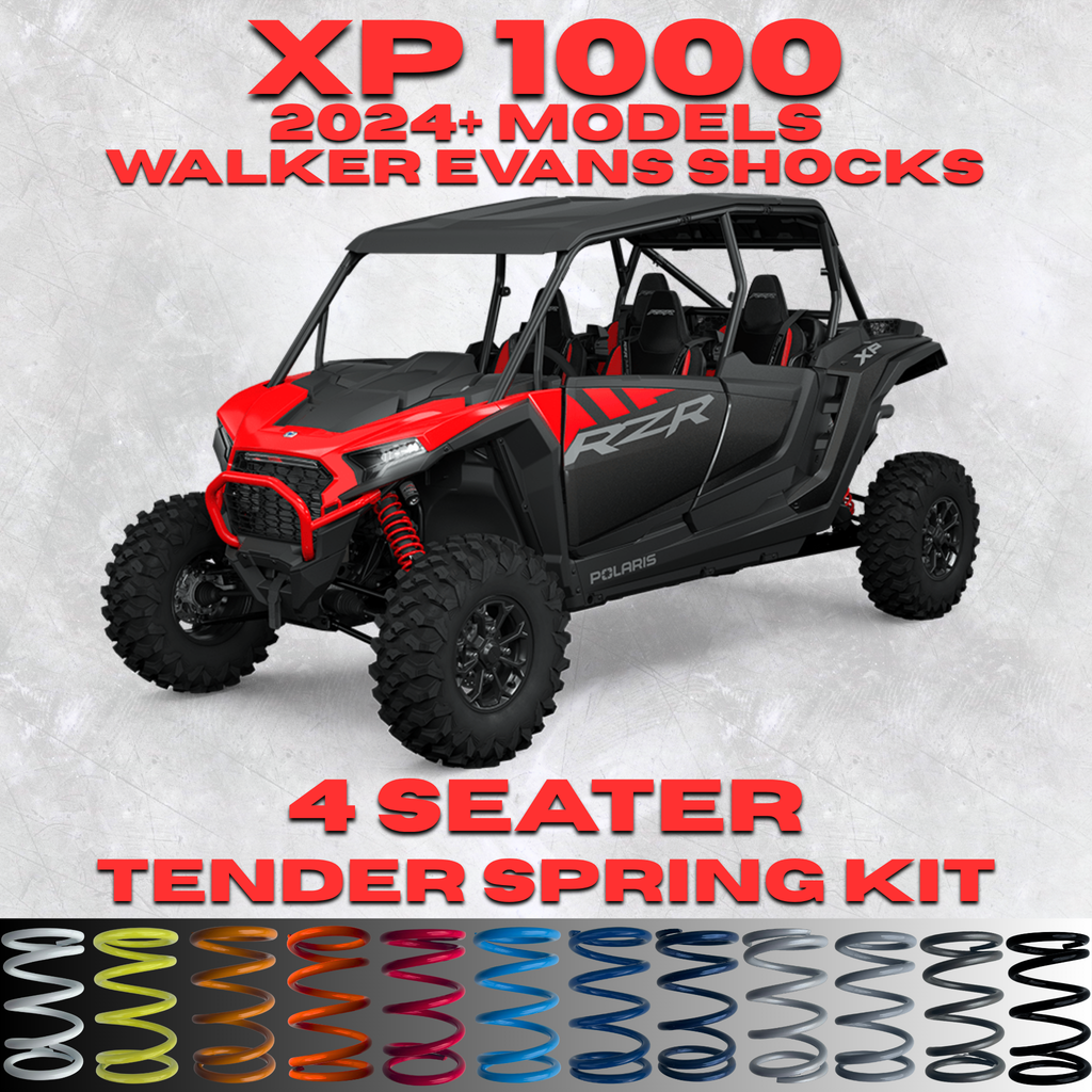 Polaris RZR XP 1000 4 Seater Tender Spring Kit (Walker Evans Shocks) (2024+)