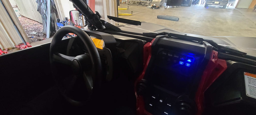 Honda Talon Heads Up Display Relocation kit