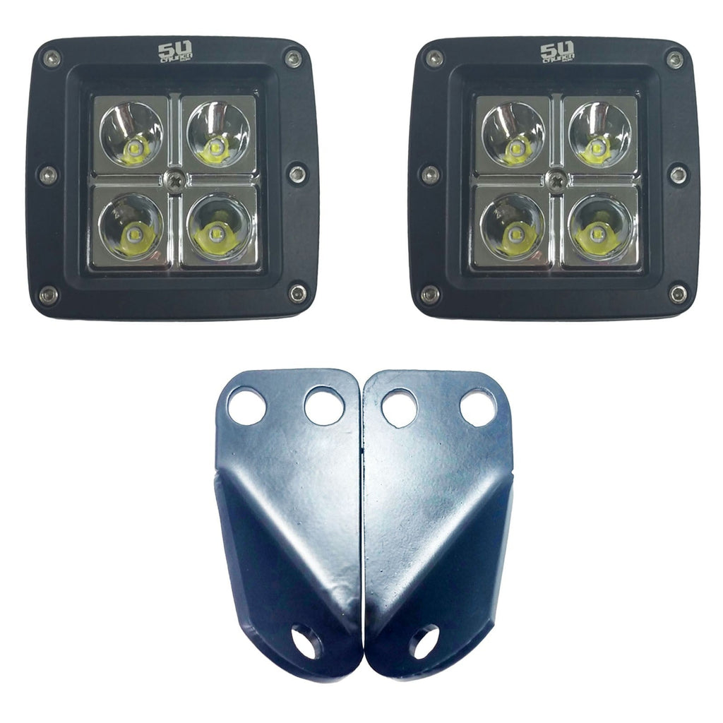 A-Pillar Pod Light Mount Brackets for Yamaha YXZ1000R