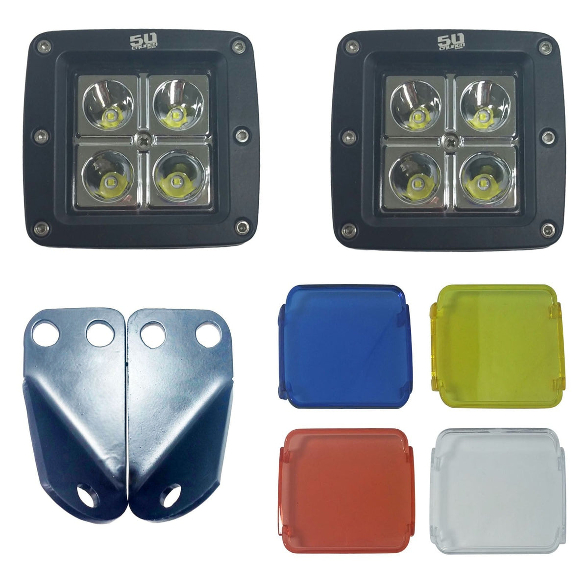 A-Pillar Pod Light Mount Brackets for Yamaha YXZ1000R