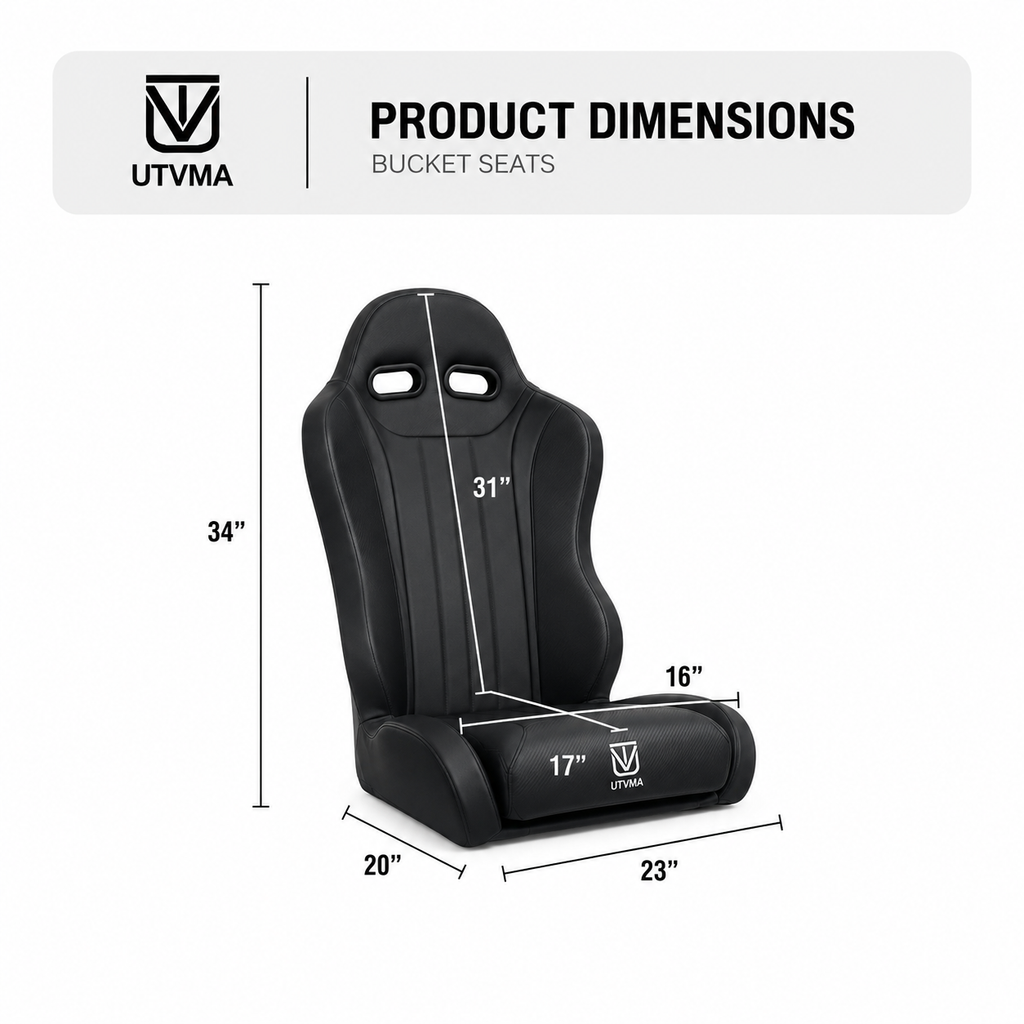 "Weekender" Series Pair of Front Suspension Bucket Seats Maverick Trail (2019+)