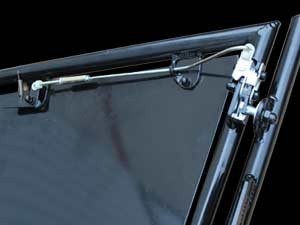 50 Cal RZR Doors Silver on Black