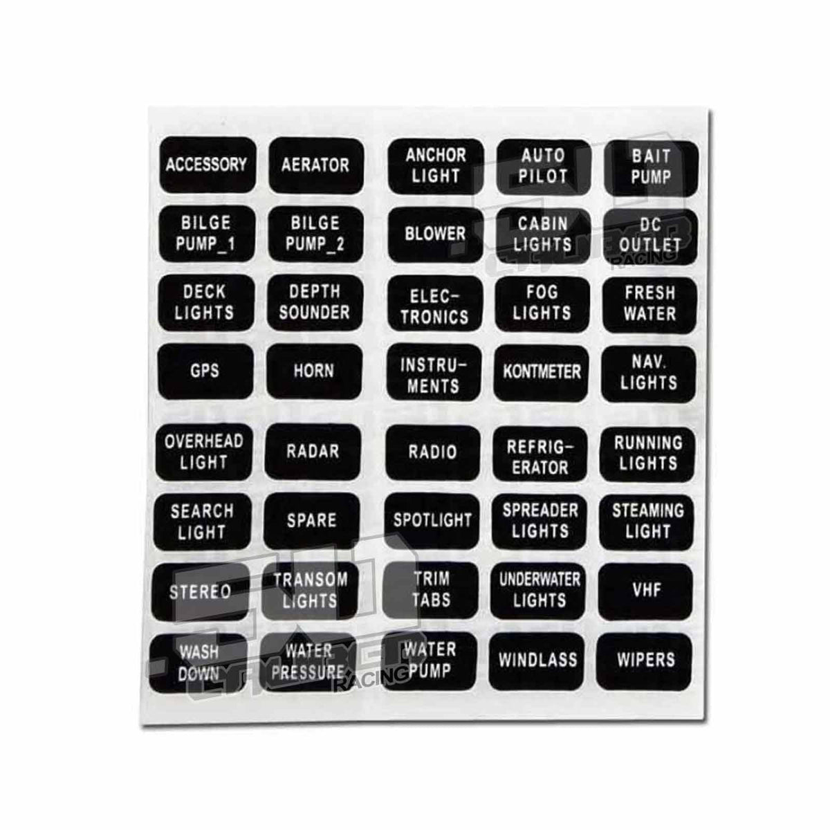 6 Way Screw 12V Fuse Block with Ground Terminals