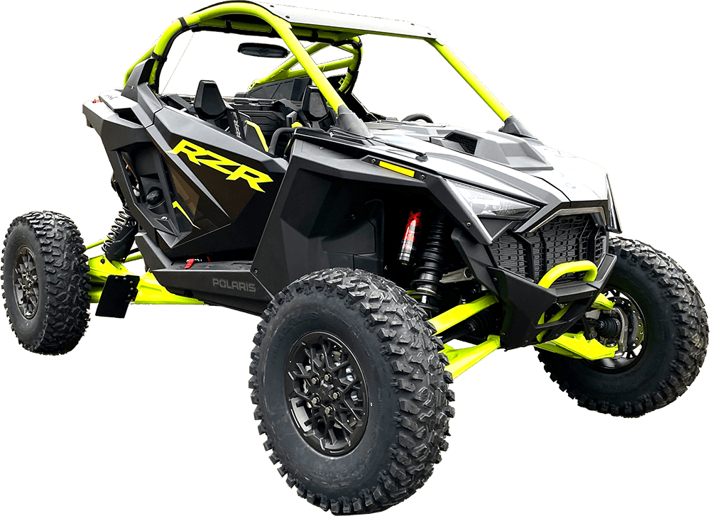 Spike Polaris RZR Pro R Rear Vented Windshield — 2022–2024, 2-Seat Only
