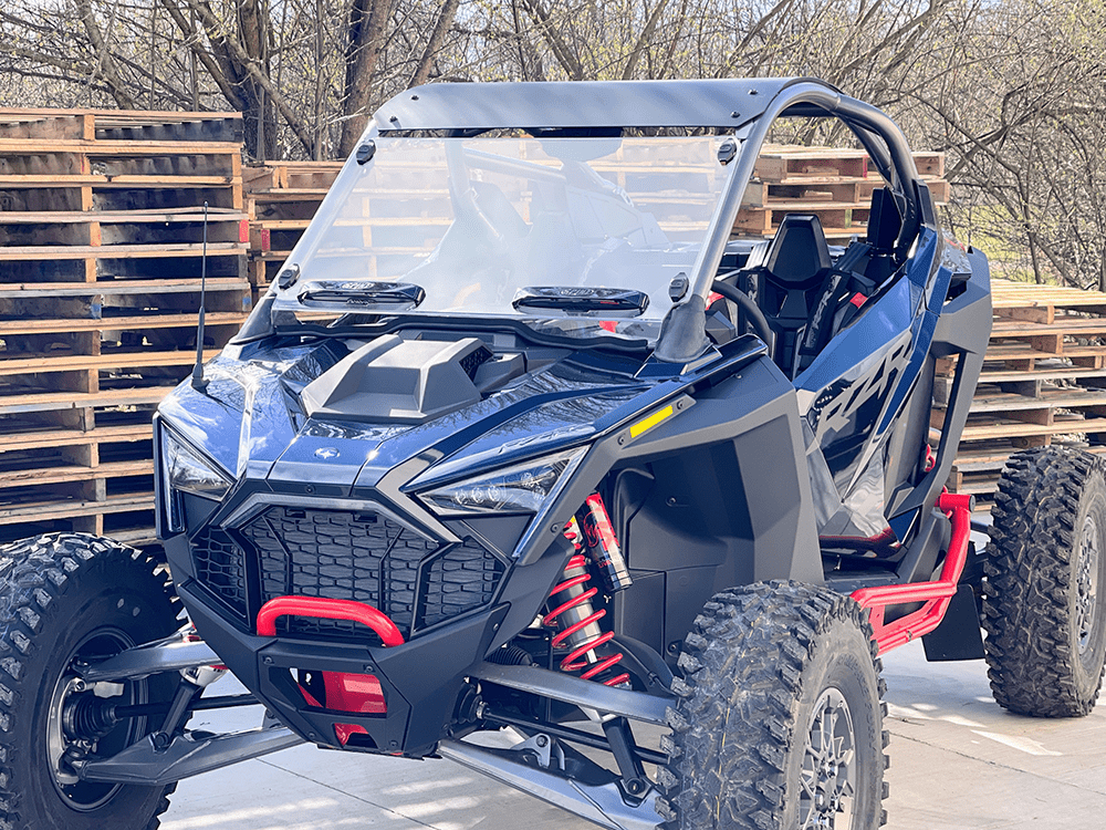 Spike Polaris RZR Pro R Front Dual-Vent Windshield — 2022–2024, 2-Seat Only