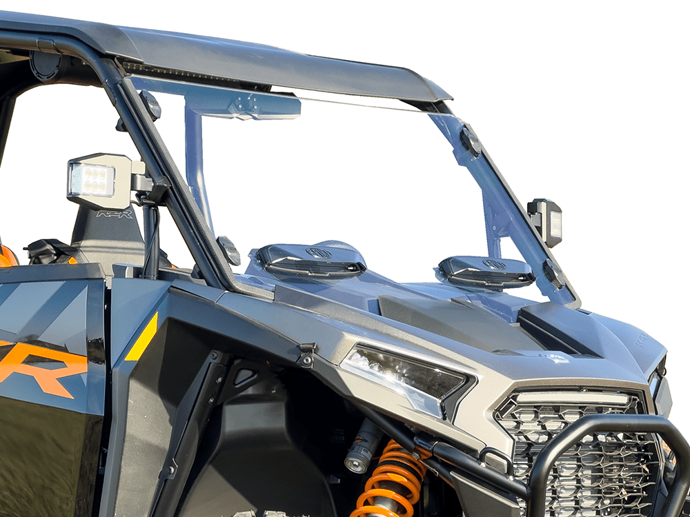 Spike Polaris RZR XP 1000 / XP 4 1000 Front Dual-Vent Windshield — 2024+