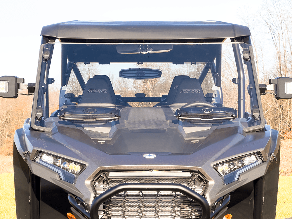 Spike Polaris RZR XP 1000 / XP 4 1000 Front Dual-Vent Windshield — 2024+
