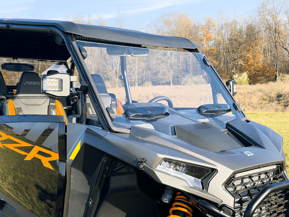 Spike Polaris RZR XP 1000 / XP 4 1000 Front Dual-Vent Windshield — 2024+