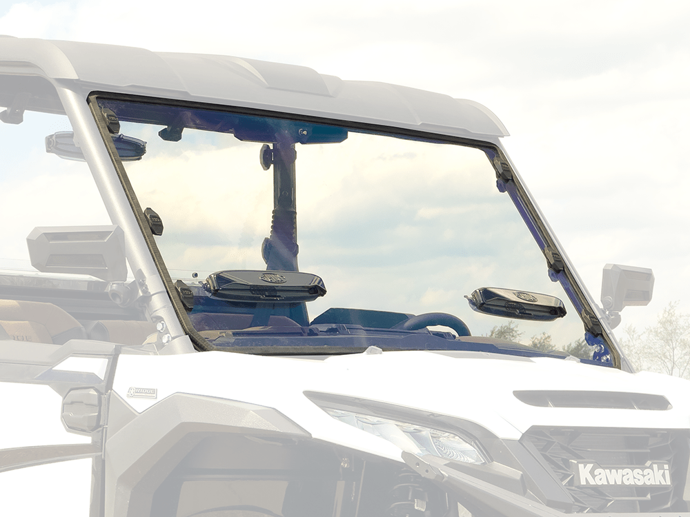 Spike Kawasaki Ridge Full Windshield with Comfort Flow Vents — 2024+