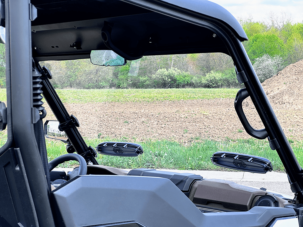 Spike Kawasaki Ridge Full Windshield with Comfort Flow Vents — 2024+