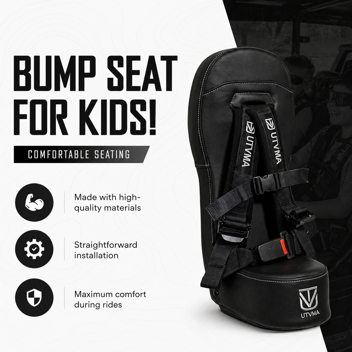 RZR 4 PRO XP/Pro S/Pro R  Front Bump Seat (2025+)