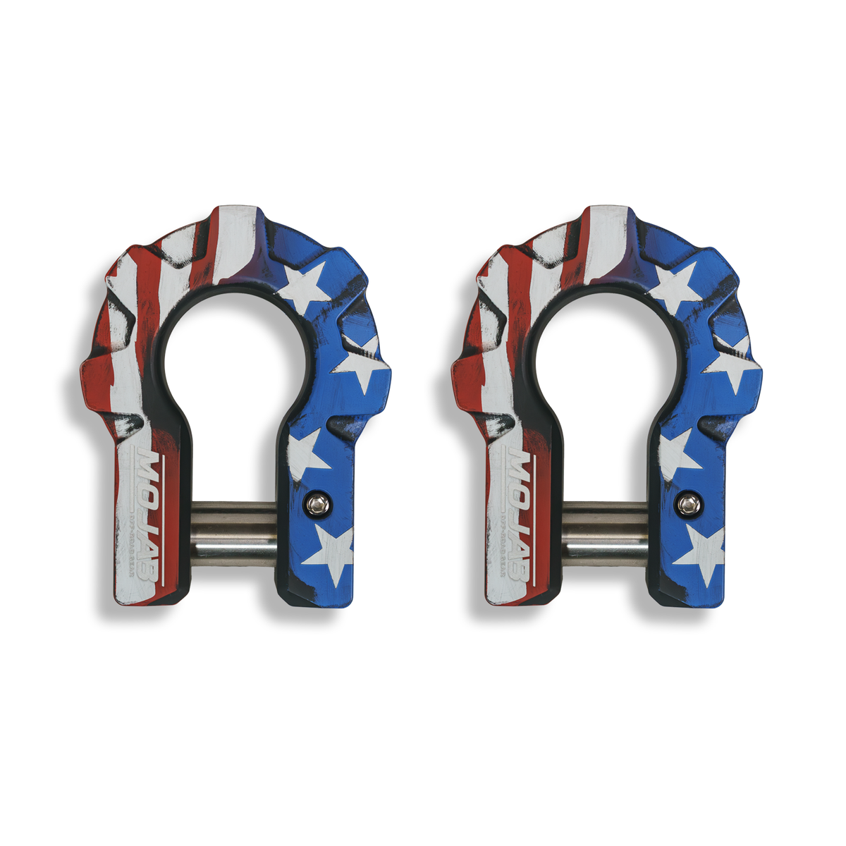 American Flag 3/4'' Extreme-Duty Aluminum Shackle Set - 9T