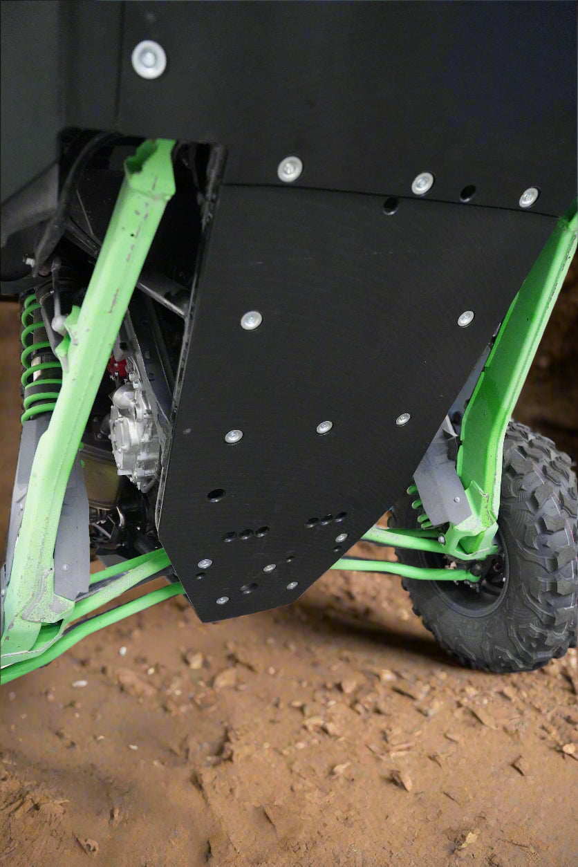 Kawasaki Teryx H2 UHMW Skid Plate and Rock Sliders