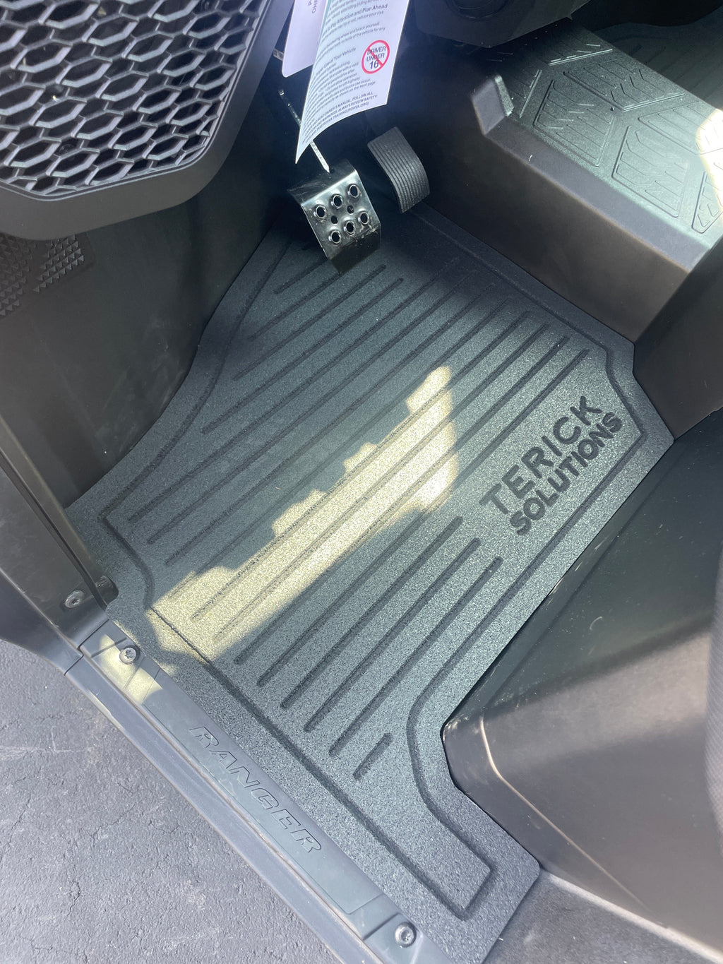 Polaris Ranger Base/EPS/Premium 1000 Rubber Floor Mats (NON XP MODELS)
