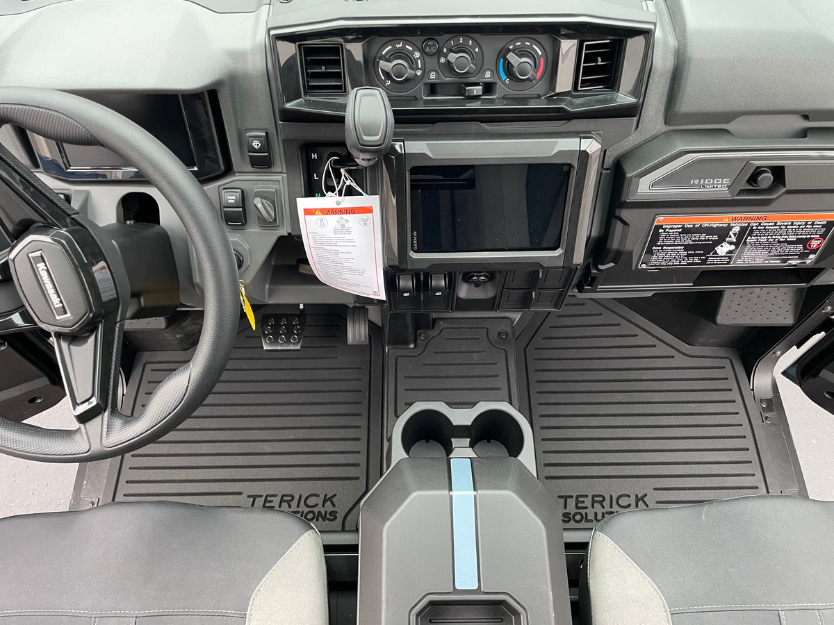 Kawasaki Ridge 2 Door Rubber Floor Mats (All Models)
