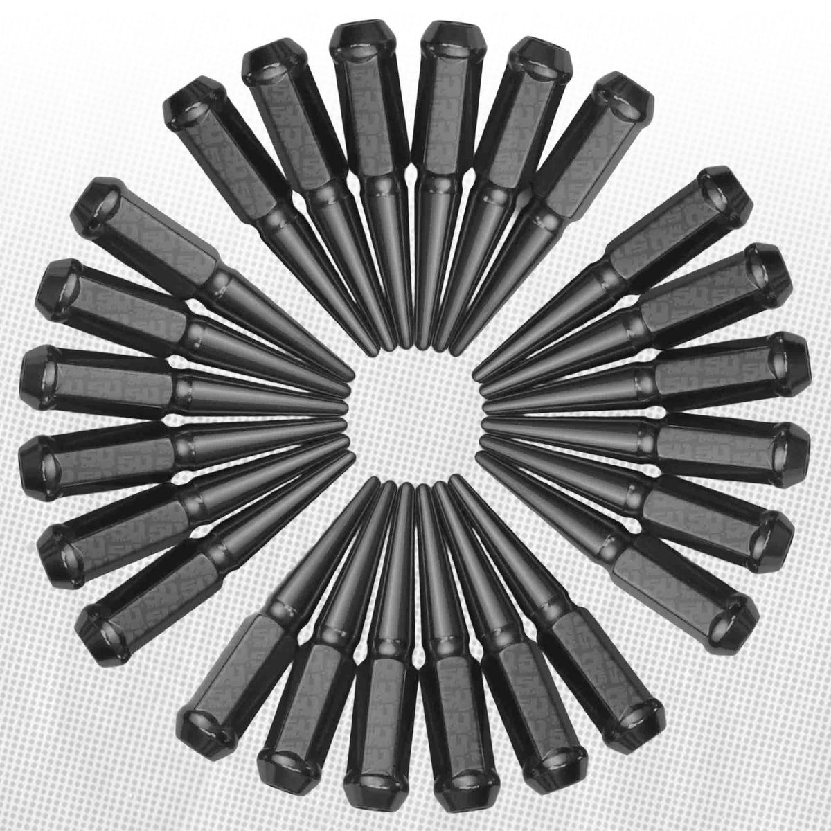 12x1.25mm Extended Spike Lug Nuts - 60 Degree Taper Seat
