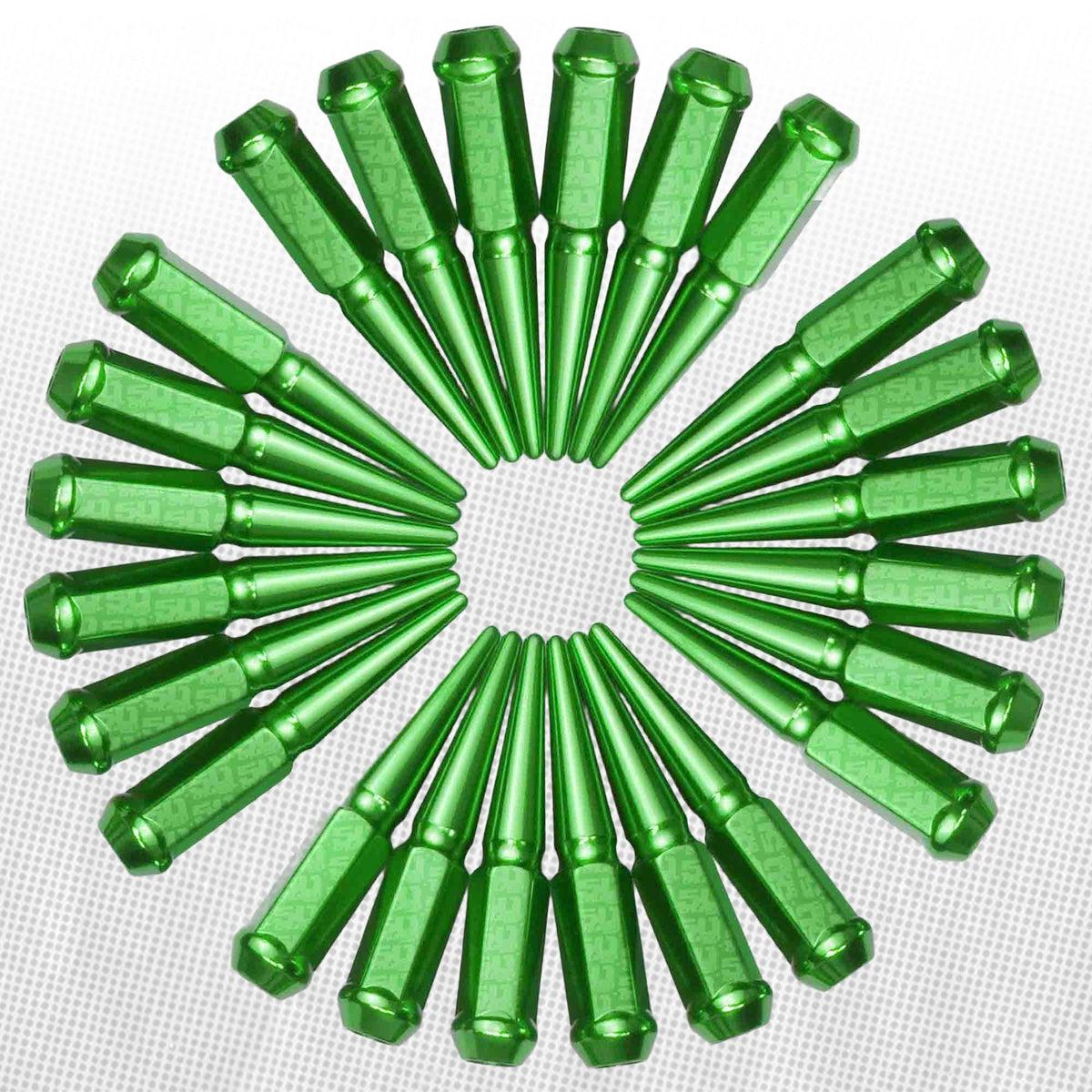 12x1.25mm Extended Spike Lug Nuts - 60 Degree Taper Seat
