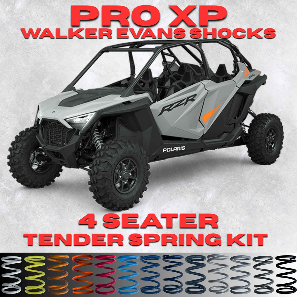 Polaris RZR Pro XP 4 Seater Tender Spring Kit (Walker Evans Shocks)