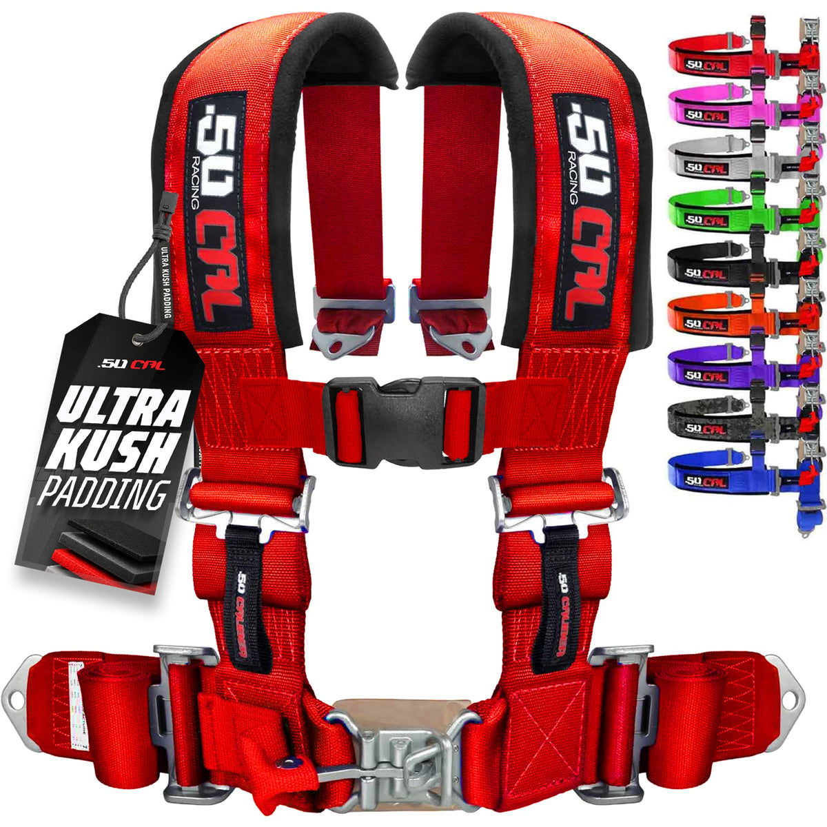 Pro Series 3" 4 point Harness Seat Belt 50 Caliber Racing