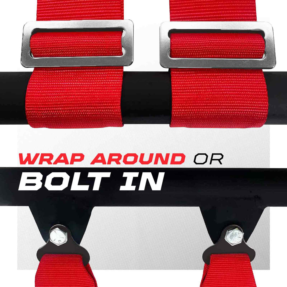 2" 4 Point Racing Harness – Pro Series Race Latch | 50 Caliber Racing