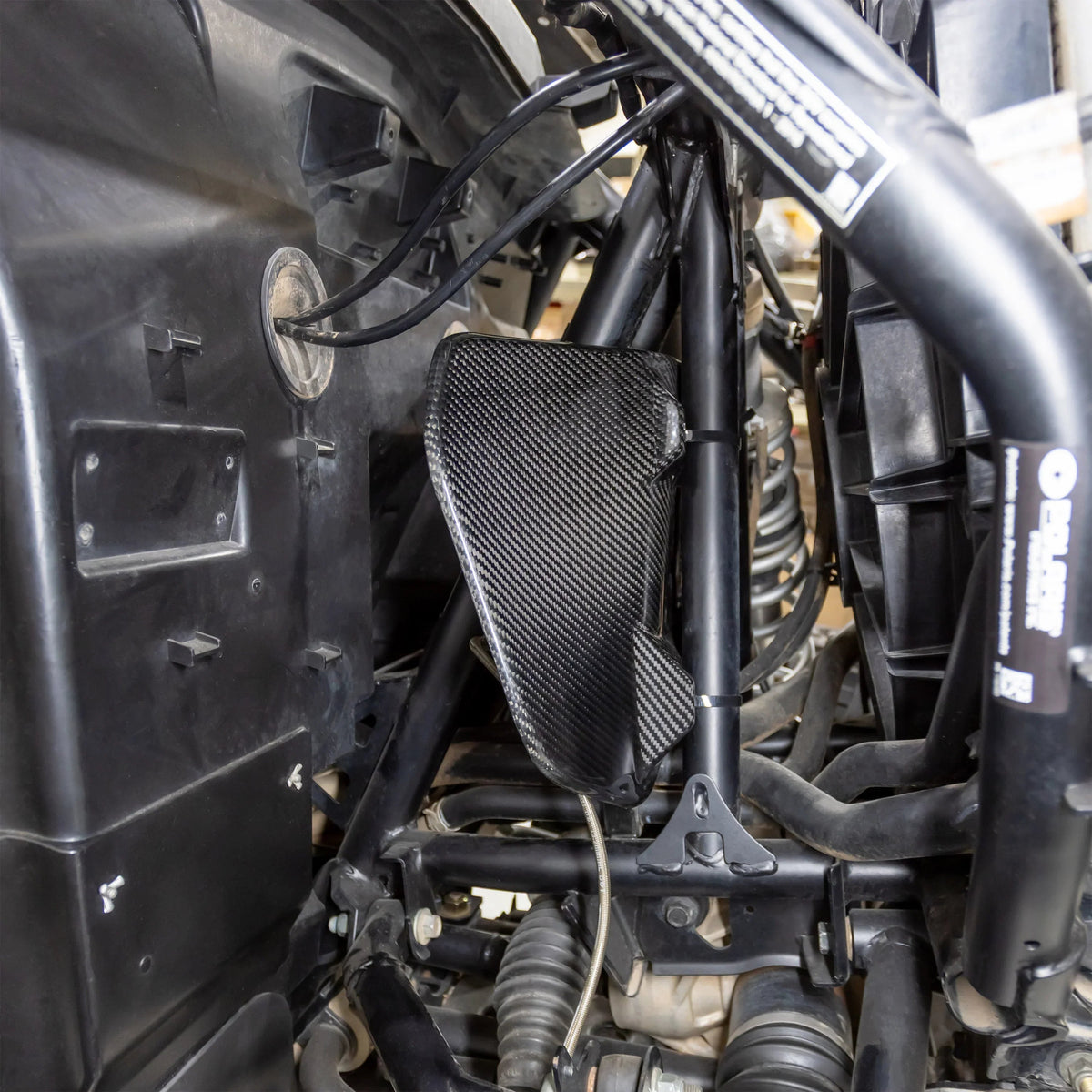 RPM Pro XP Carbon Fiber Heat Deflector & Cab Cooling Panel