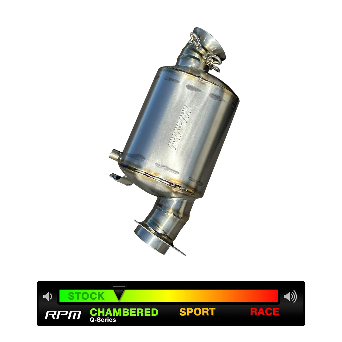 RPM Gen 4 2020-2022 Ski-Doo / Lynx 850 Turbo Q-Muf Chambered Titanium Muffler