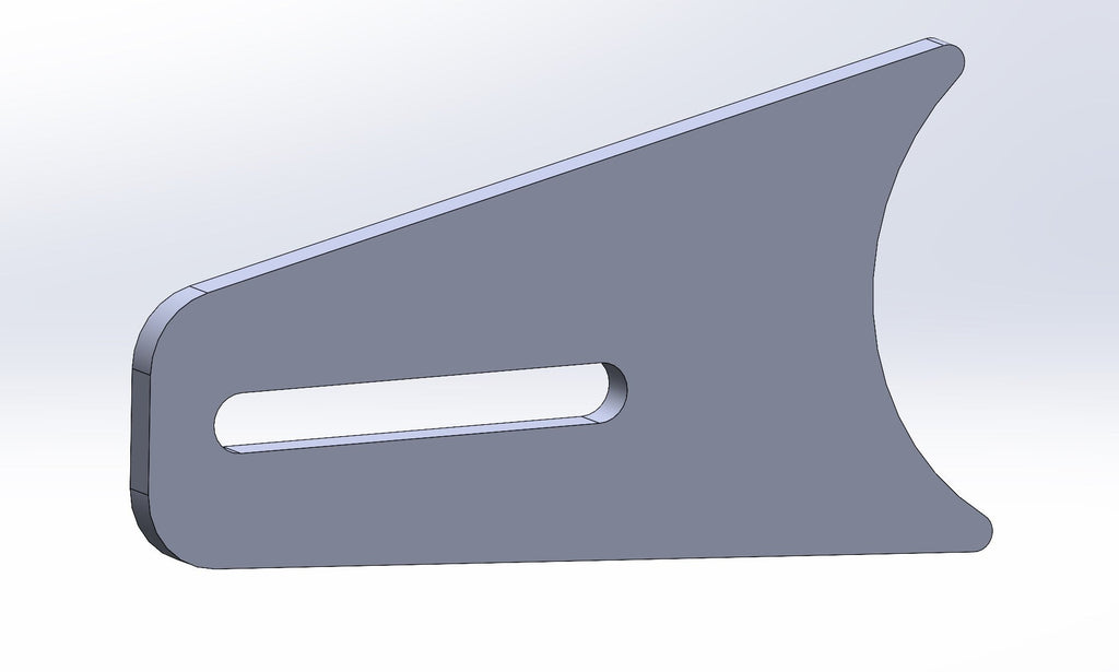 Rear Chase Light Bar Tabs for 1.75" Tube