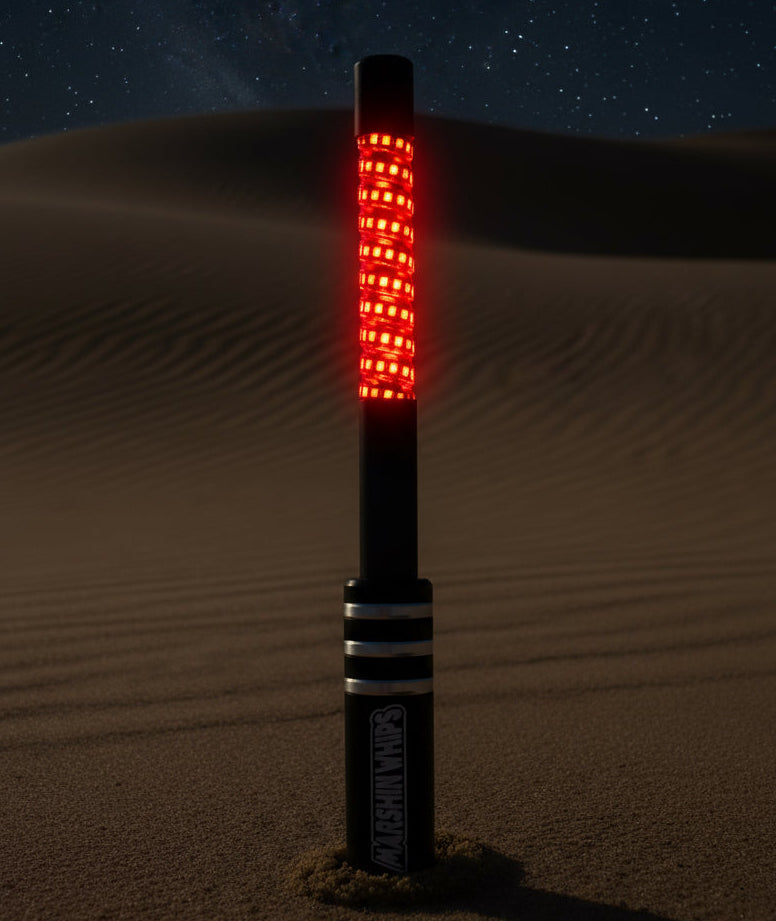 Game Changer LED Whip - Striking Teal Single