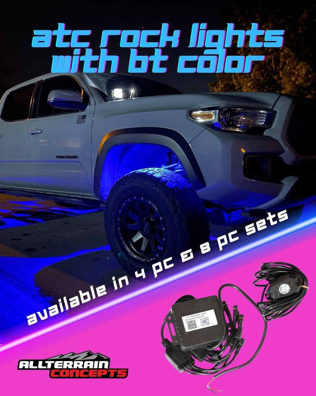 ATC Rock Lights w/ Bluetooth Color