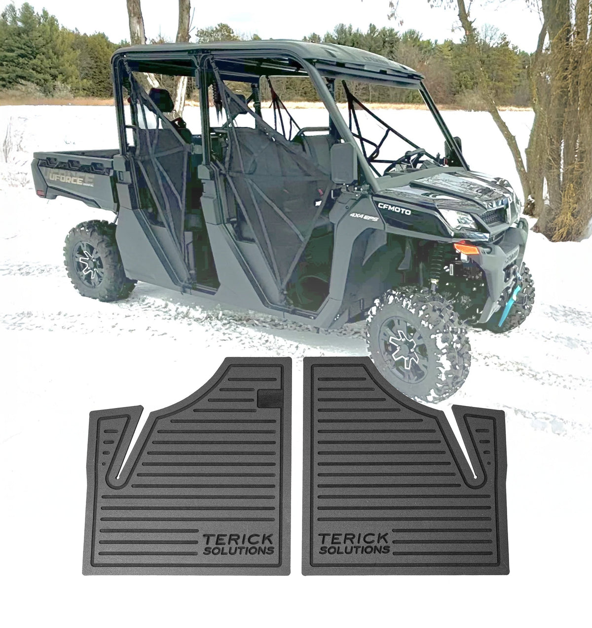 CFMOTO UFORCE 1000 & XL Rubber Floor Mats