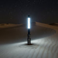 Mini Moe White Edition LED Whips | Compact High-Output Safety Whips | Pair