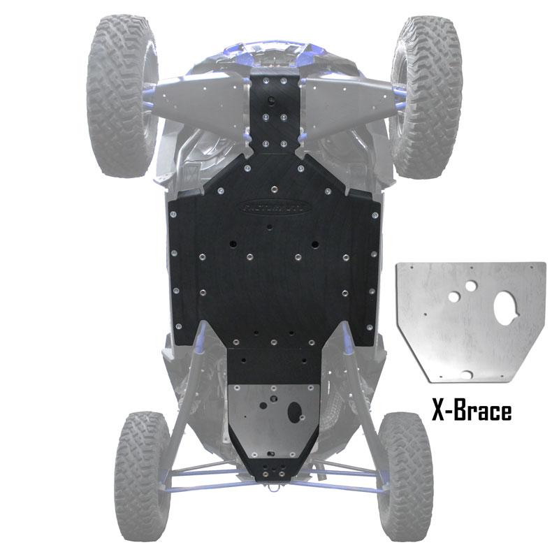 Polaris RZR XP 900 UHMW Skid Plate