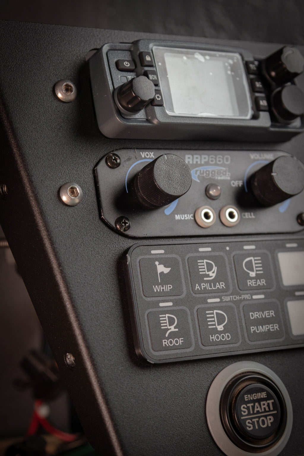 2017-2025 ABM Mini Radio + Switch-Pros Mount