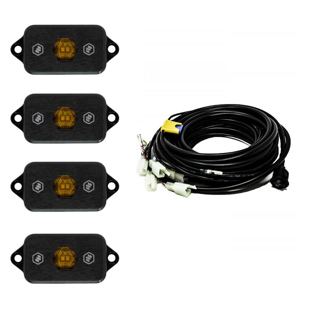 Baja Designs Universal LED Rock Light Kit – 4 Pods