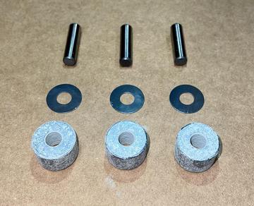 (Three) Can Am Secondary Clutch Rollers