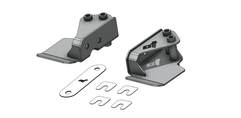 Polaris Pro R Differential Brackets
