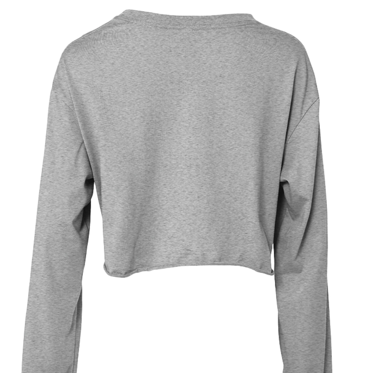 TMF Womens Ripper Pink Long Sleeve Cropped