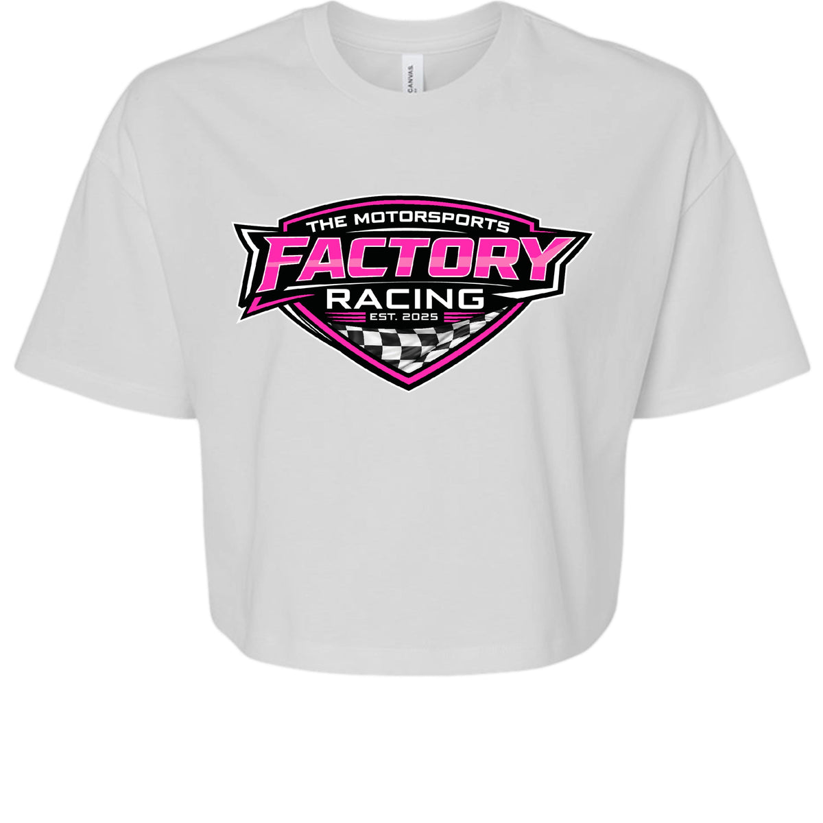 TMF Womens Factory Racing Cropped White