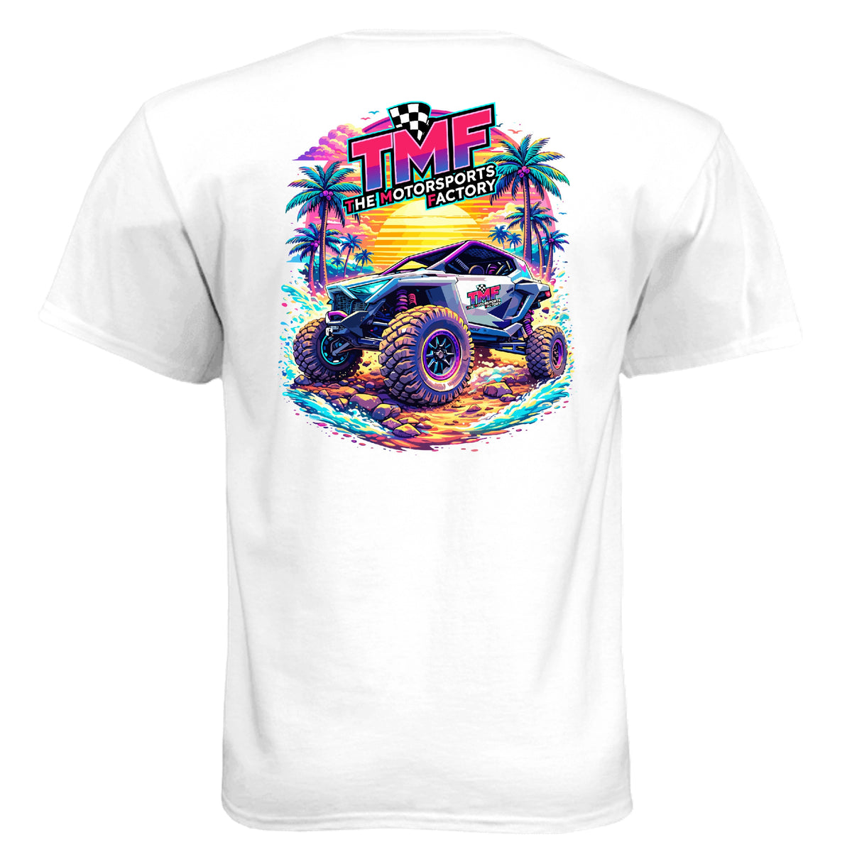 TMF Apparel Miami Vibe White Tee