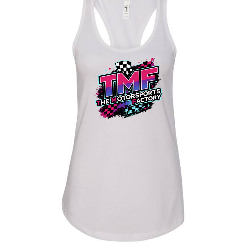 TMF Apparel Womens Pink/Purple Logo Tank