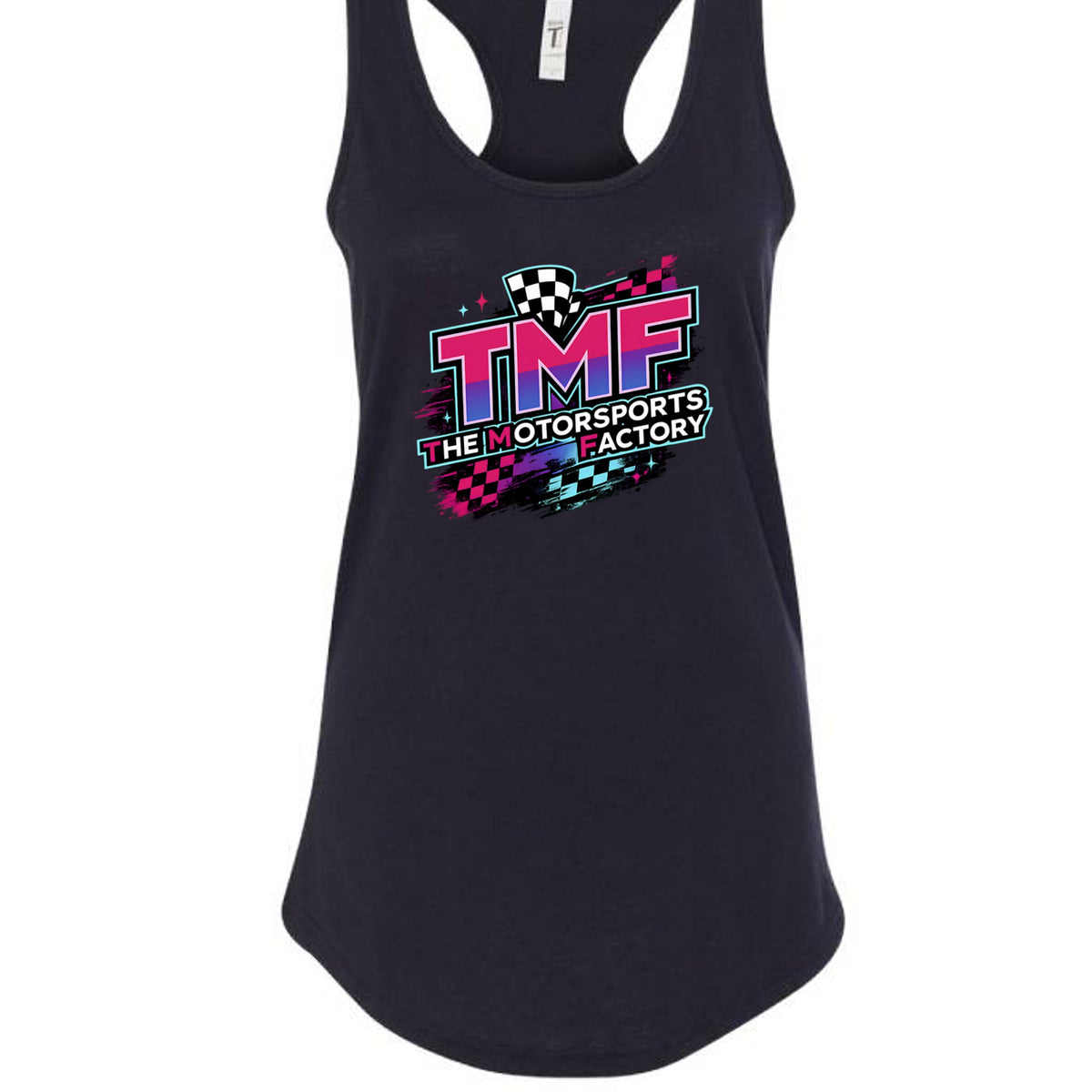 TMF Apparel Womens Pink/Purple Logo Tank